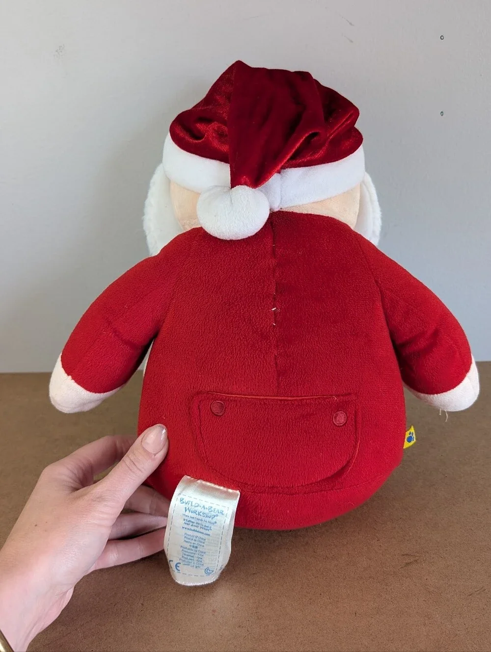 Build-a-Bear Santa Claus Plush Toy, B.A.B Christmas Stuffed Toy - Picture 3 of 9